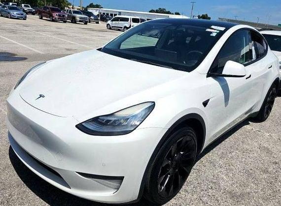 TESLA MODEL Y 2021 5YJYGDED4MF125947 image